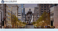 Desktop Screenshot of hallburns.com