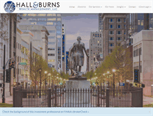 Tablet Screenshot of hallburns.com